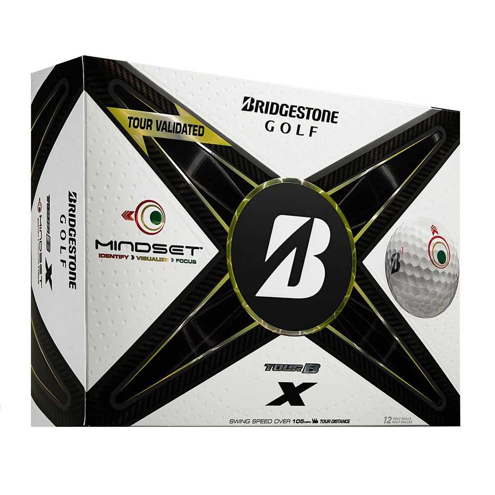 Bridgestone Tour B X MindSet White Golf Balls - Prior Generation